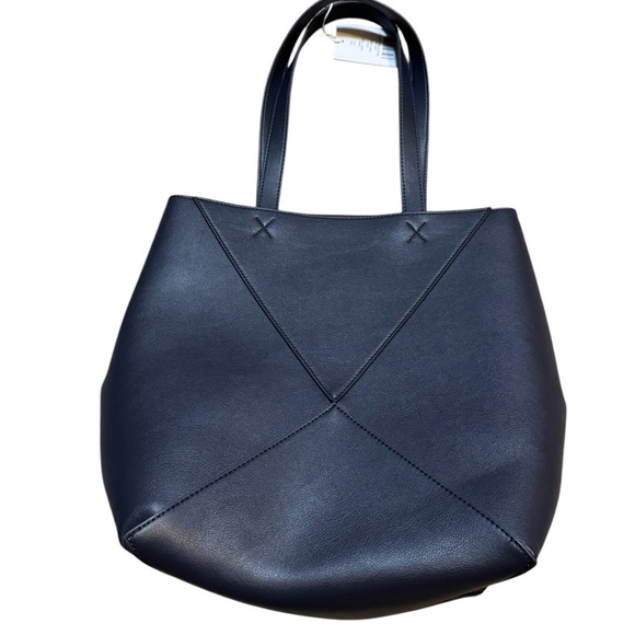 ✨ Walter Baker x CURATEUR Kate Tote Bag Navy Blue NWT ✨ - Picture 4 of 6